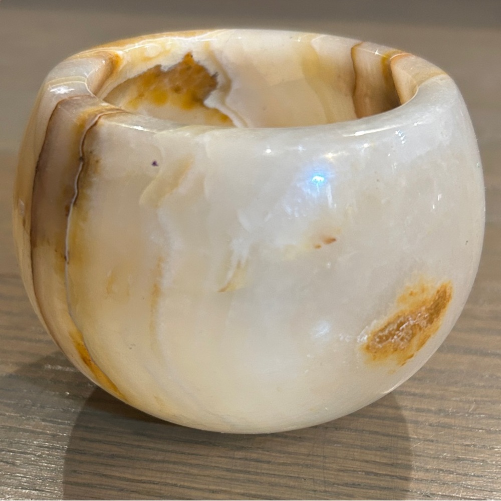 Artisan Onyx Candle Holder - Picture 3 of 12